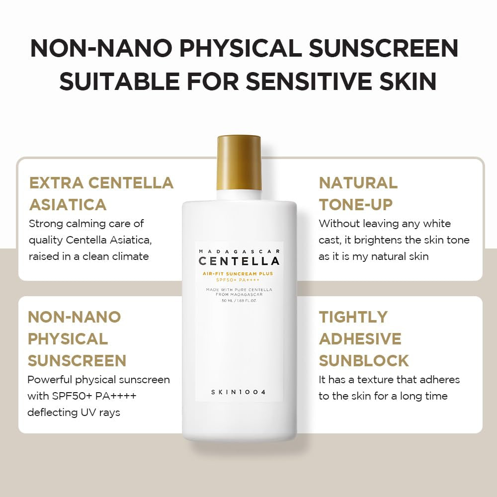 Skin1004 Madagascar Centella Air-Fit Suncream Plus SPF 50+ PA++++