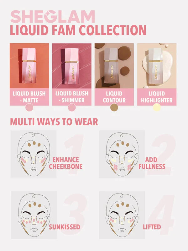 Sheglam Color Bloom Liquid Blush Matte