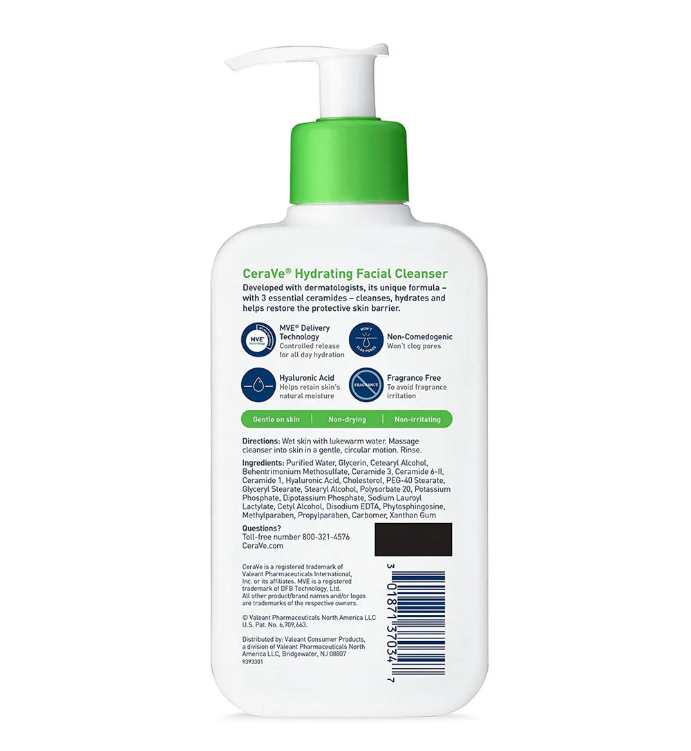 CeraVe Hydrating Facial Cleanser